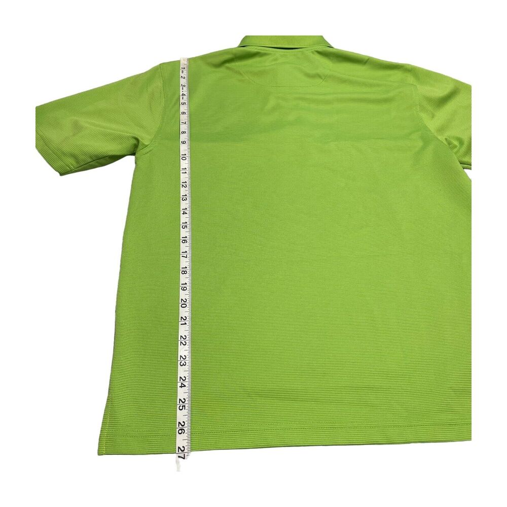Grand Slam Polo Shirt Mens Medium Green 100% Polyester Golf Collared Performance - Picture 4 of 6